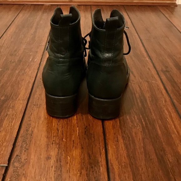 Leather combat boots from Paris boutique - Picture 3 of 3